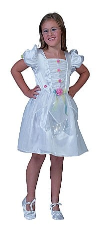 COSTUME FETE ROCHITE FUSTE - Set 2 piese  Rochita alba cu lumini  cod FF409191