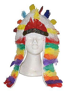 INDIENI - OBIECTE SI DECORATIUNI - Coif de indian sef