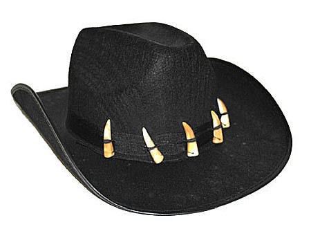 COWBOY WESTERN - Palarie cowboy cu dinti