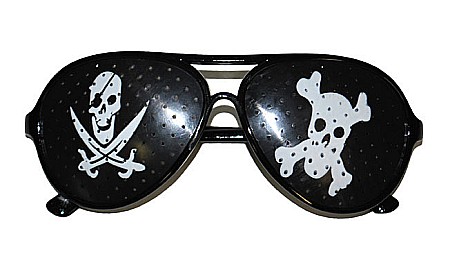 PIRATI - SET ARME SI DECORATIUNI - Ochelari funny pirati – vibe party & carnaval, cod 50545