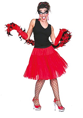 COSTUME PETRECERE ADULTI - Fusta femei cu volane