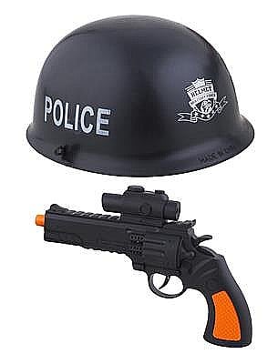 ARMY/POLICE/MARINE PARTY - CASCA SI PISTOL -  SET JUCARIE COPII