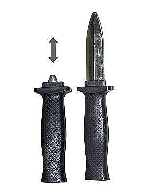 PARTY - CUTIT RETRACTABIL ARMY - din plastic