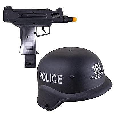 ARMY/POLICE/MARINE PARTY - CASCA SI PISTOL - SET JUCARIE COPII