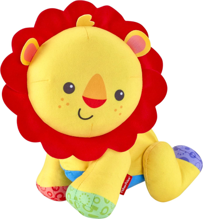 FIGURINE - Fisher-Price Mattel DGM69 - Jucărie Interactivă Baby Toy – Touch’n Crawl Lion