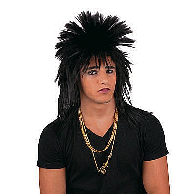 PERUCI PETRECERE CARNAVAL - Peruca petrecere PUNK - neagra