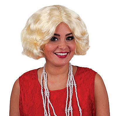 PERUCI PETRECERE CARNAVAL - Peruca Charleston blonda