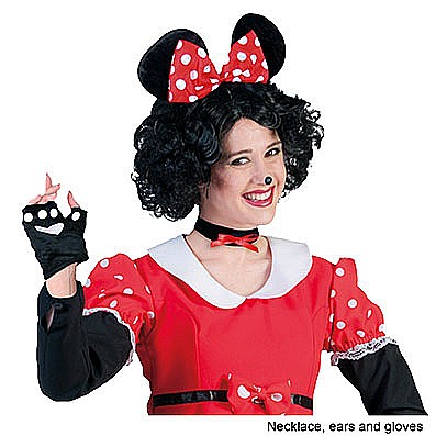 BENTITE PENTRU CAP SERBARI - Mindy Mouse set - 3 piese