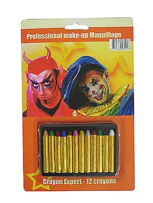 ARTICOLE DE MAKE-UP HALLOWEEN - MAKE-UP PETRECERE HALLOWEEN SET 12 CULORI