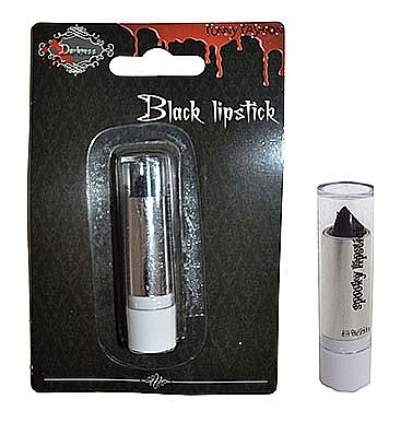 ARTICOLE DE MAKE-UP HALLOWEEN - RUJ DE BUZE PETRECERE CULOARE - NEGRU