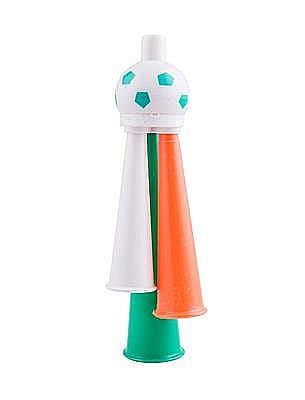 SUPORTERI MECIURI SPORT - Goarna mini  VUVUZELA cu 3 sunete - se poate atarna de gat