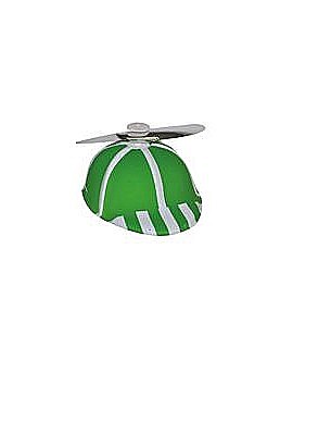 SAPCA - Sapca din plastic cu elice VERDE- copii