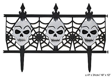 Gard cimitir cu craniu - halloween