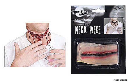ARTICOLE DE MAKE-UP HALLOWEEN - Makeup rană de gat taiat - Halloween Kit din latex