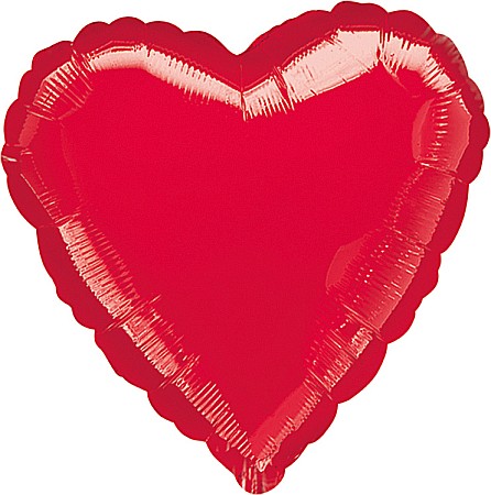ARTICOLE PENTRU VALENTINE'S DAY - Balon in forma de inima Jumbo - folie metalizata