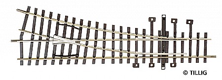 Sine, macazuri, accesorii - Macaz dreapta 15 grade, H0, Tillig 82321