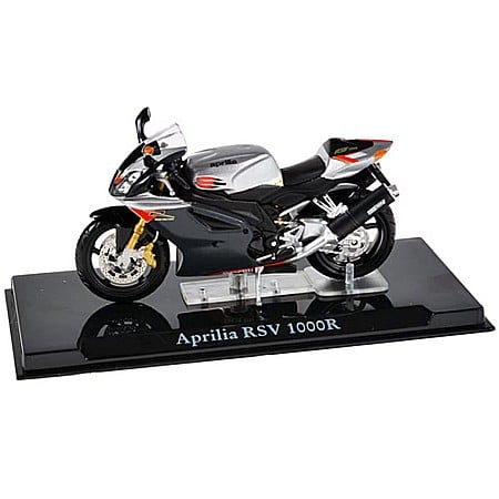 Raliu - Macheta motocicleta Aprilia RSV1000R, scara 1:24, Atlas
