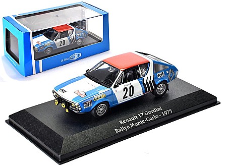 Raliu - Macheta Renault 17  Gordini  #20  Monte Carlo 1975