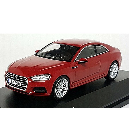 Masini de strada - Macheta auto Audi A5 2017 Coupe rosu matador, 1:43 Spark Dealer edition