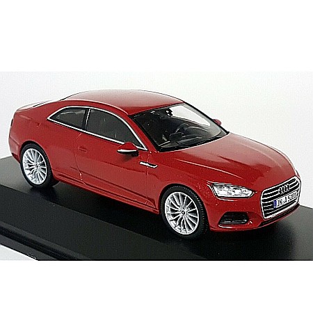Macheta auto Audi A5 2017 Coupe rosu matador, 1:43 Spark Dealer edition [4]
