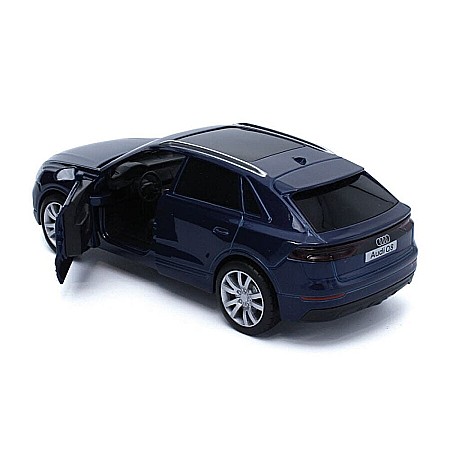 Macheta auto Audi Audi Q8 albastru , pull back, 1:36 Tayumo [2]