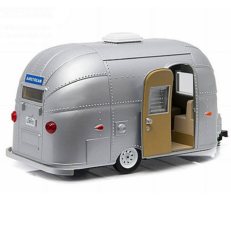 Macheta Rulota Airstream 16` Bambi, scara 1:24, argintiu metalizat, Greenlight [1]