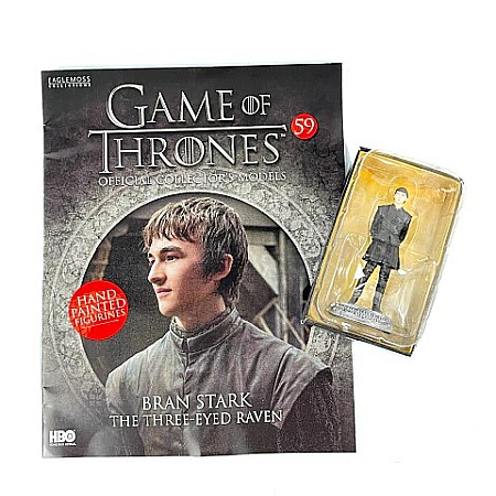 Game of Thrones: Bran Stark (Corbul cu trei ochi) Figurina rasina - Numărul 59 scara 1/21 [4]