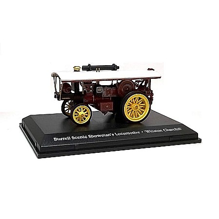 Macheta atlas editions, the greatest show on earth, burrell scenic showmans locomotive winston churchill, scara 1:76 [1]