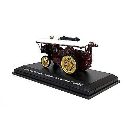 Macheta atlas editions, the greatest show on earth, burrell scenic showmans locomotive winston churchill, scara 1:76 [2]