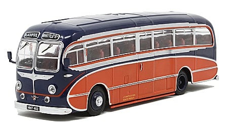 Autobuze/Tramvaie - Burlingham Seagull JT Whittle & Son macheta autobuz, scara 1/72 Atlas