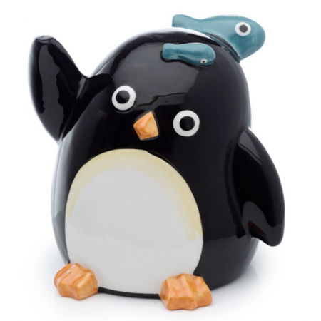 Cani 3D - Cana mare haioasa portelan -cu susul in jos- 3D -pinguinul Huddle