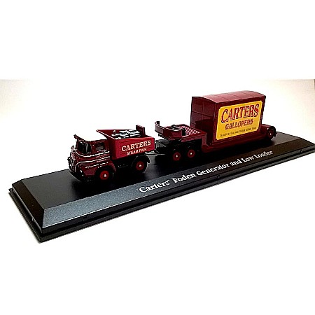 Camioane - Macheta atlas editions, the greatest show on earth, carters foden generator & low loader, scara 1:76