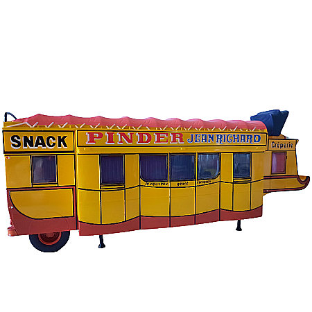 Macheta Pinder Circus, Creperie Snack Bar 1955, scara 1:43, Atlas [1]