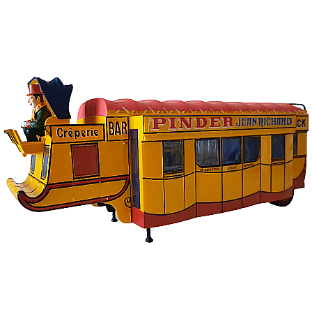 Camioane - Macheta Pinder Circus, Creperie Snack Bar 1955, scara 1:43, Atlas