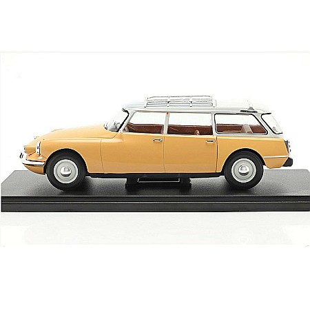 Macheta auto Citroen ID 19 Break an 1959 scara 1:24 galben Hachette [2]
