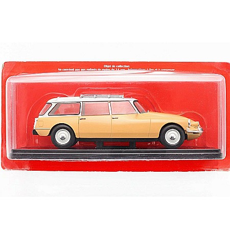 Macheta auto Citroen ID 19 Break an 1959 scara 1:24 galben Hachette [3]