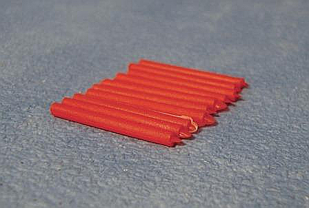 Accesorii diverse casuta Papusi - Lumanari rosii de rezerva - set 12 buc - miniaturi papusi