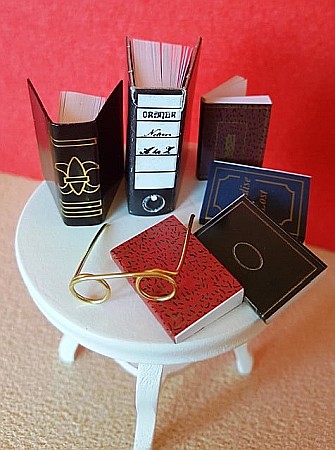 Accesorii diverse casuta Papusi - Set carti 6 piese - miniaturi papusi -colectionari