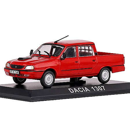 Macheta auto Dacia 1307 cabina dubla, rosie, scara 1:43 Atlas [0]
