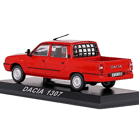 Macheta auto Dacia 1307 cabina dubla, rosie, scara 1:43 Atlas [1]