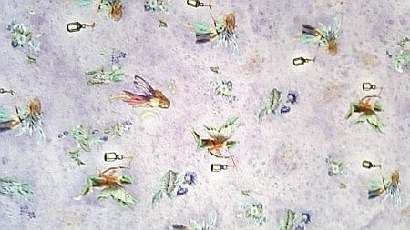 Mocheta, parchet, faianta,covoare - miniaturi papusi - Tapet cu model "FAIRIES" - miniatura diorame