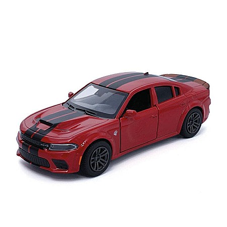 Masini de strada - Macheta auto Dodge Charger rosu, pull back, 1:36 Tayumo