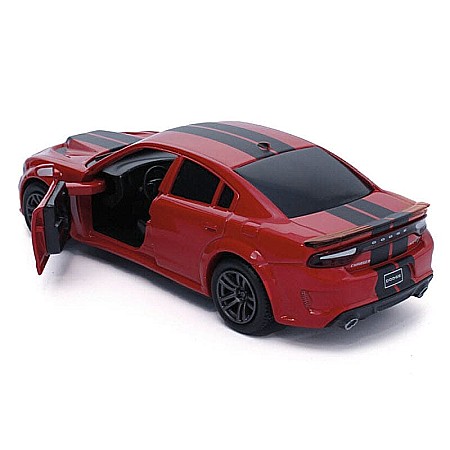 Macheta auto Dodge Charger rosu, pull back, 1:36 Tayumo [2]