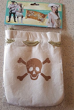 PIRATI - SET ARME SI DECORATIUNI - Saculet de bani pirati