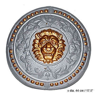 CAVALERI - ARME SI DECORATIUNI - SCUT LION ROTUND Cod 52126