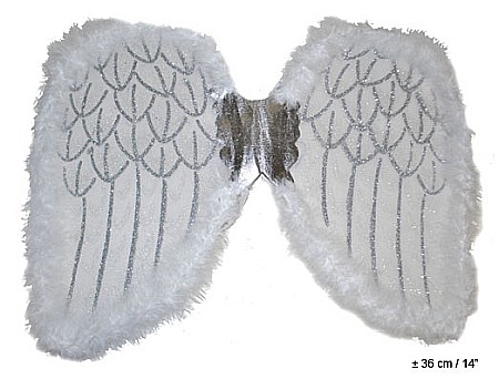 ARIPI SI ARTICOLE DIN PENE/TULLE - Aripi de inger din pene 36cm - Cod 53404