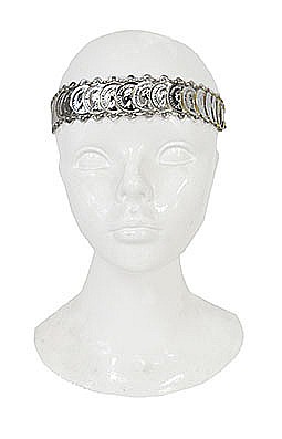 BENTITE PENTRU CAP SERBARI - Bentita aurie cu monede - Cod 53752