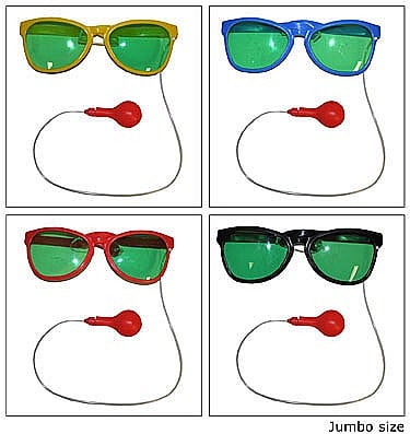 OCHELARI PETRECERE CARNAVAL - Rama de Ochelari petrecere URIASI cu apa  -  55002