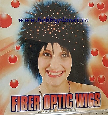 PERUCI PETRECERE CARNAVAL - Peruca petrecere cu fibra optica