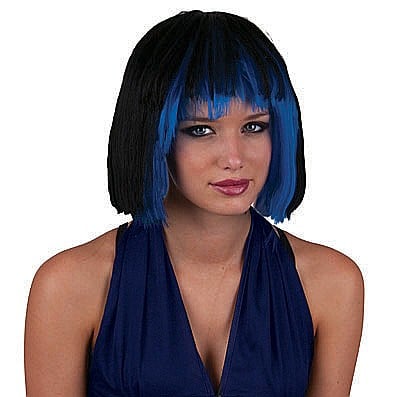 PERUCI PETRECERE CARNAVAL - Peruca petrecere par mediu cu breton  - Cod 57639